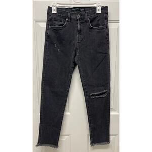 Veronica Beard Jeans Benzi mid rise girlfriend jeans salt and pepper size 26